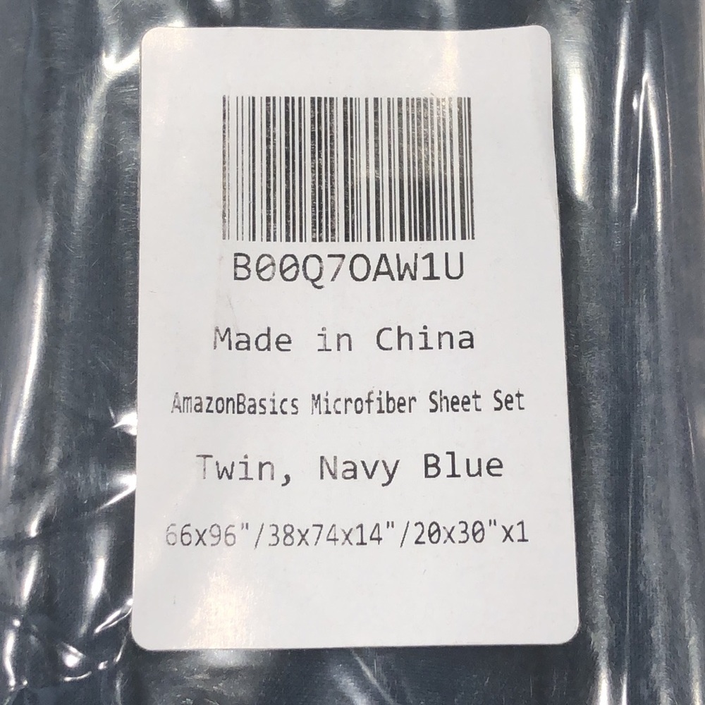 Amazon Basics sheet set - Picture 3 of 3